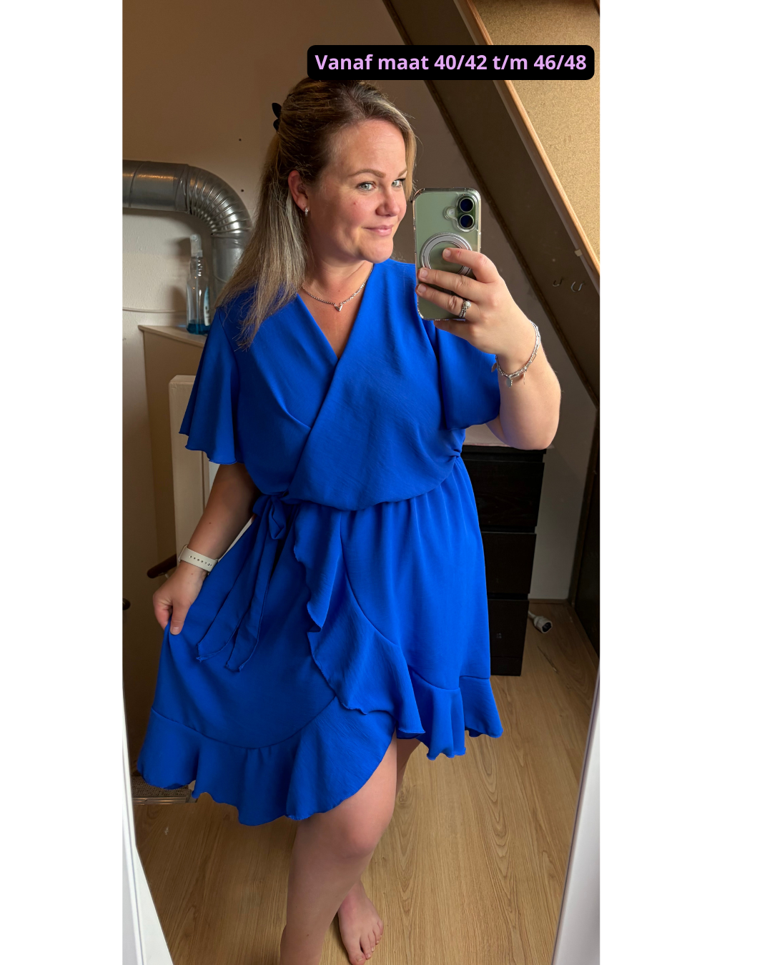 Jurk Zoë kort Blauw