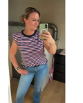 Streep shirt Live Paars/Lila