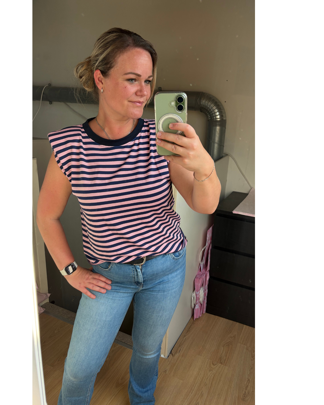 Streep shirt Live Paars/Lila