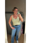 Top Sparkle pastel geel