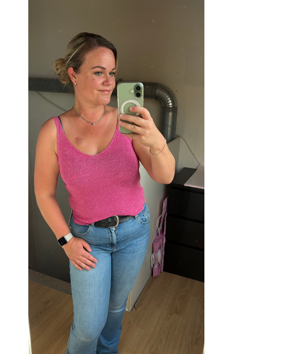 Top Sparkle Fuchsia