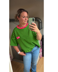 Shirt Neon groen/zwart