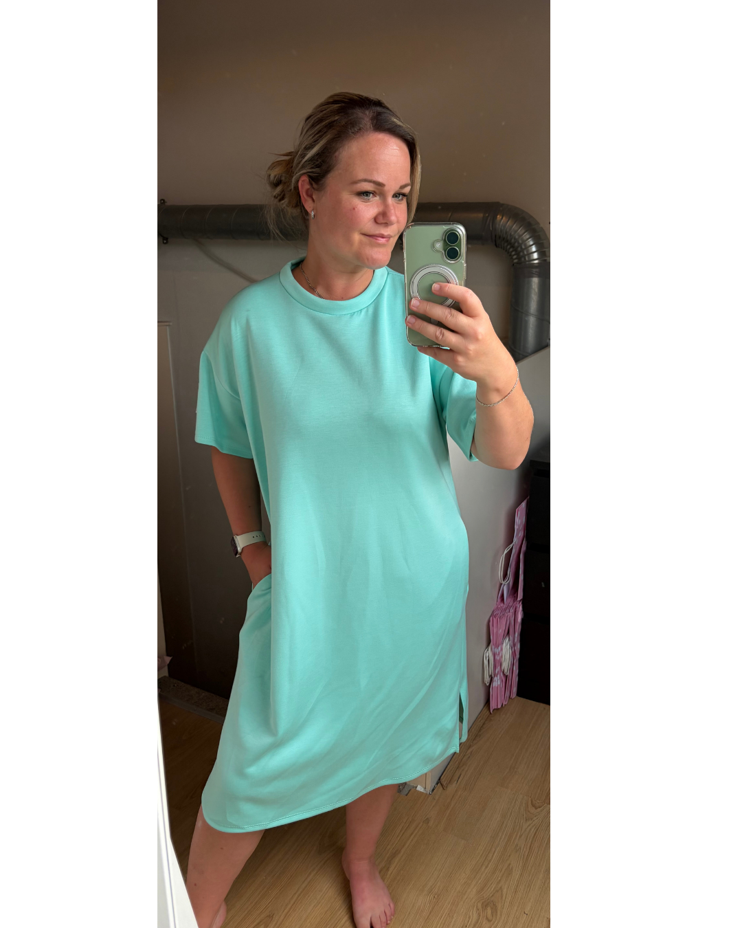 Jurk life turquoise