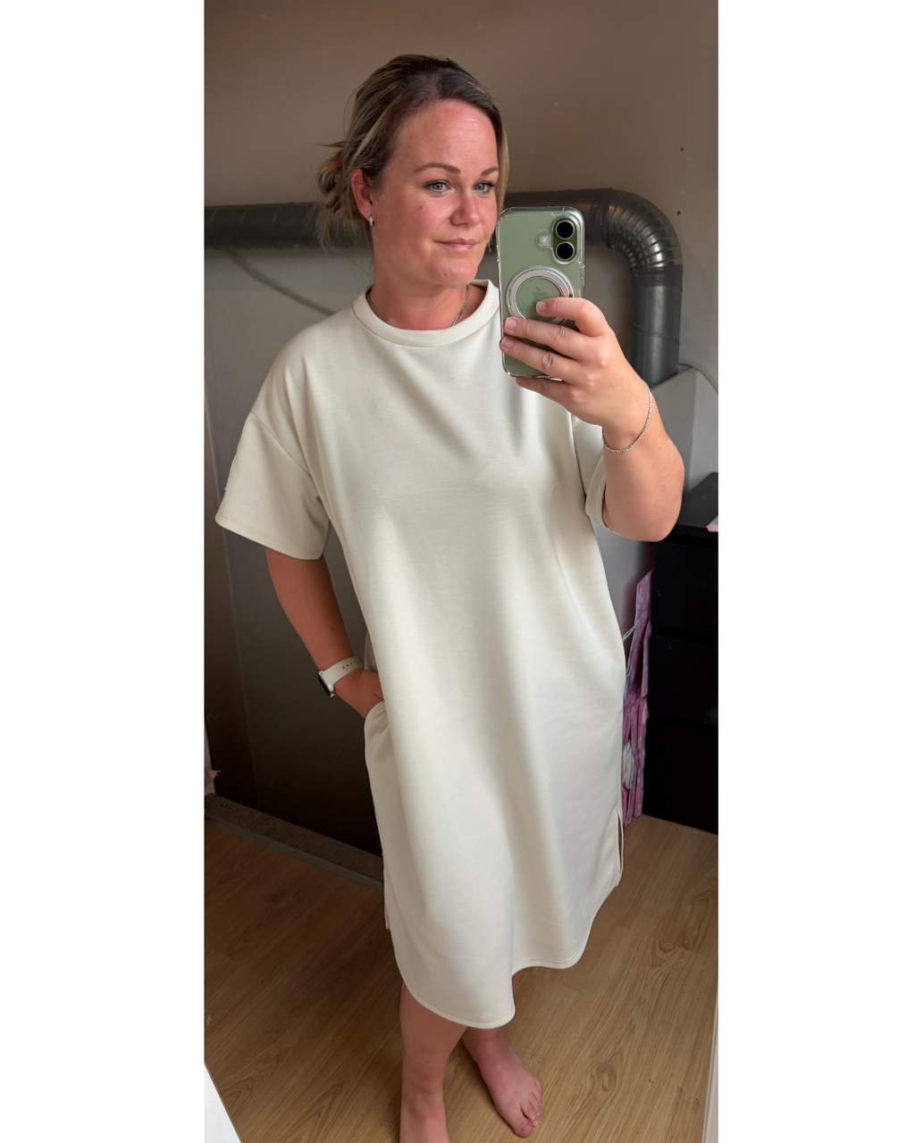 Jurk Life beige