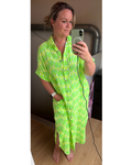 Jurk neon groen/geel