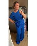 Comfypak met knoop kobaltblauw