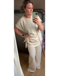 Comfypak met knoop beige