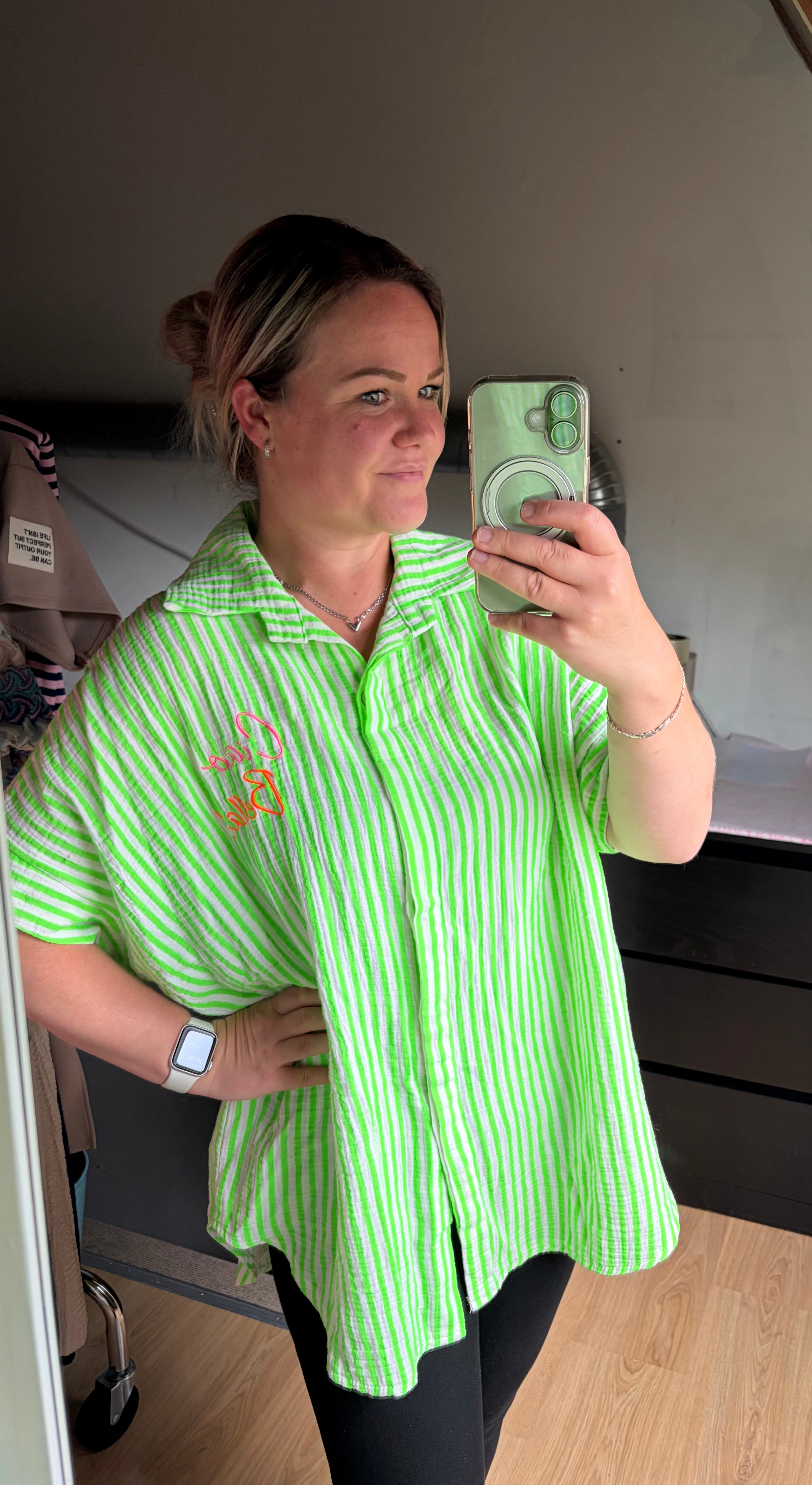 Blouse Ciao Bella neon groen