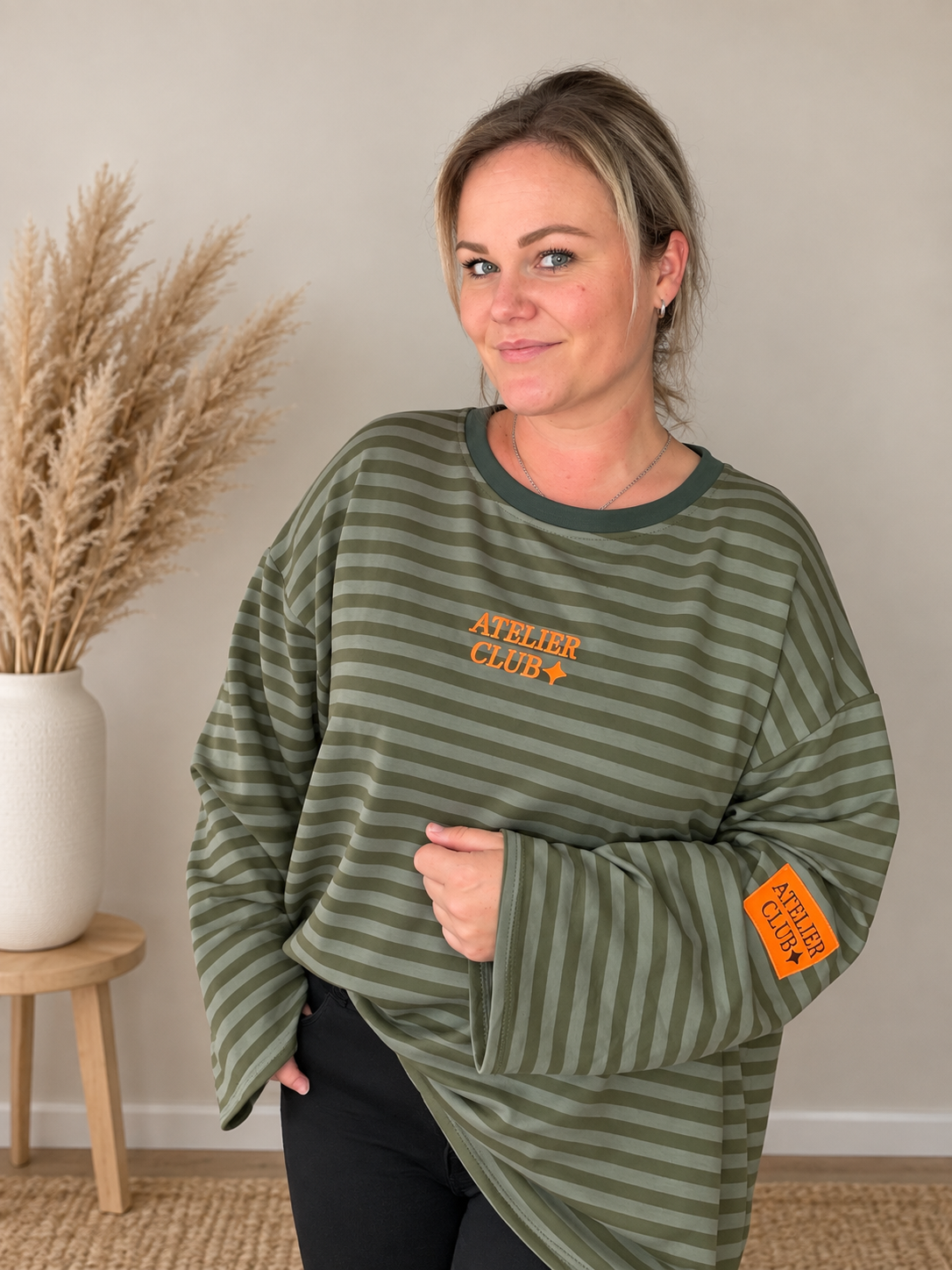 Longsleeve Atelier Club groen
