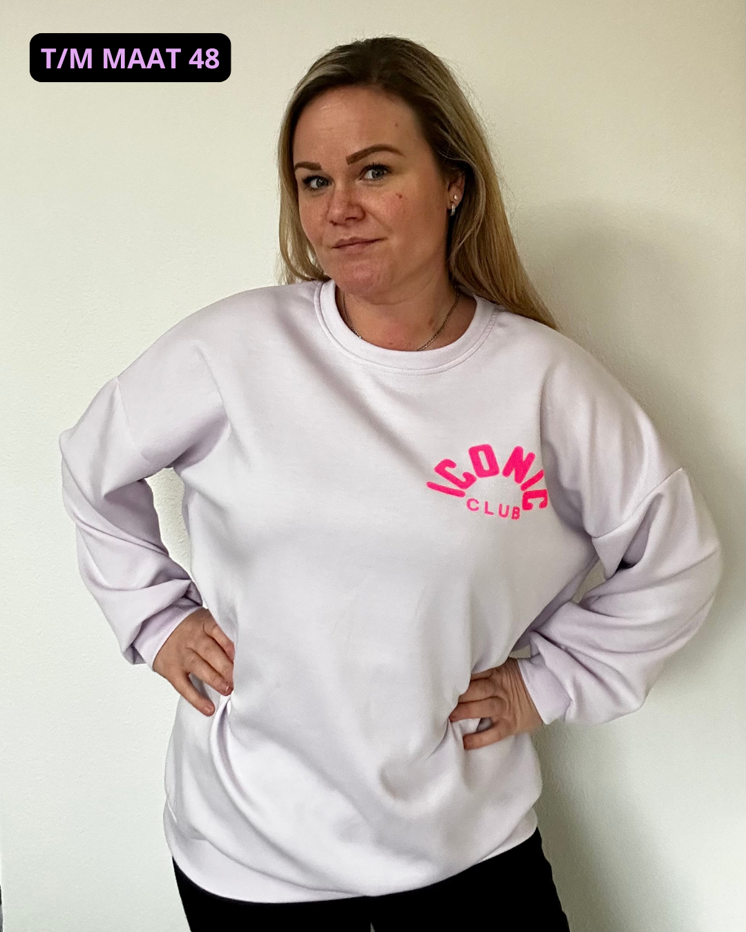 Iconic Club Sweater Lila