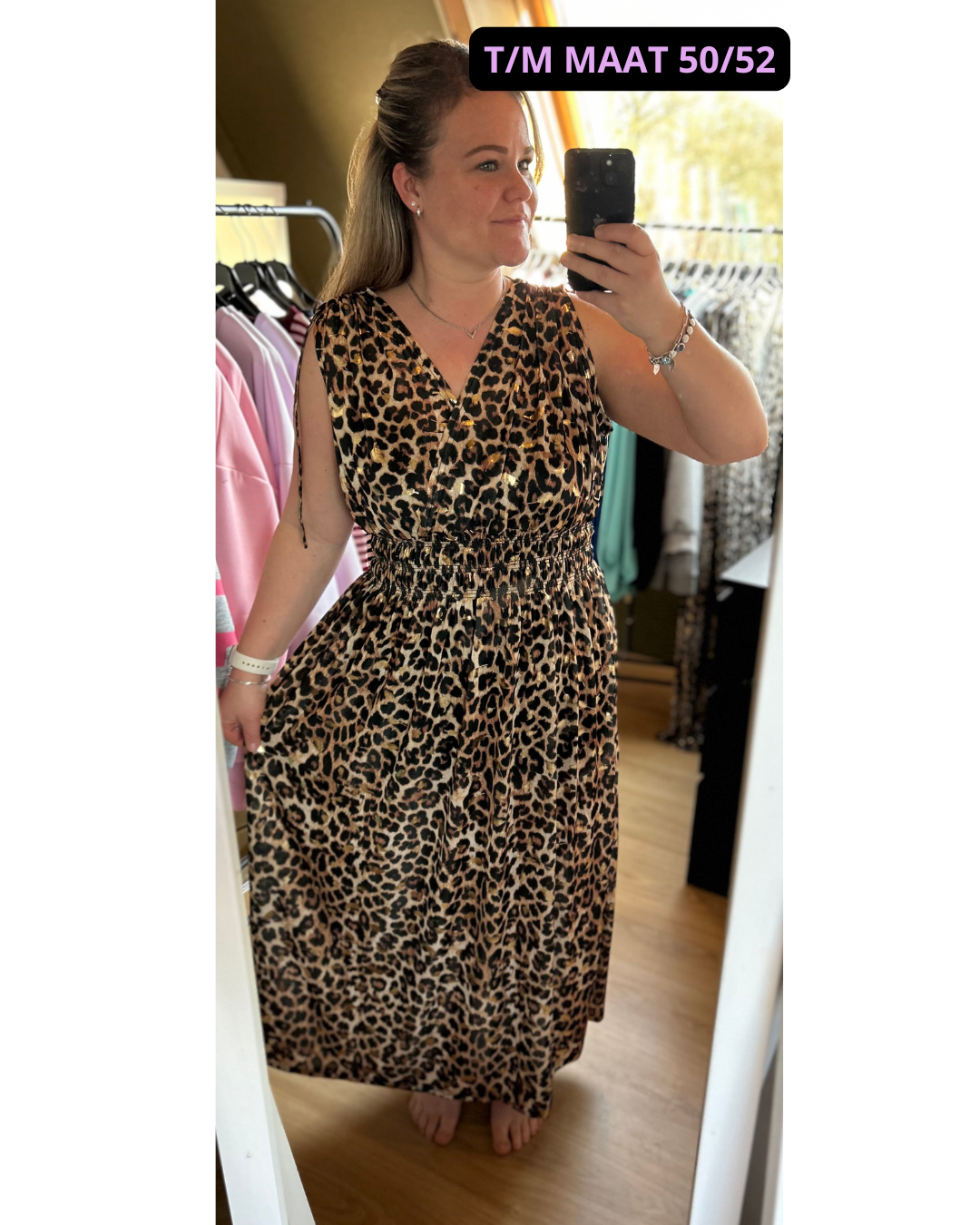Panter Maxi Dress Bruin