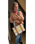 Tote bag bruin maat XL