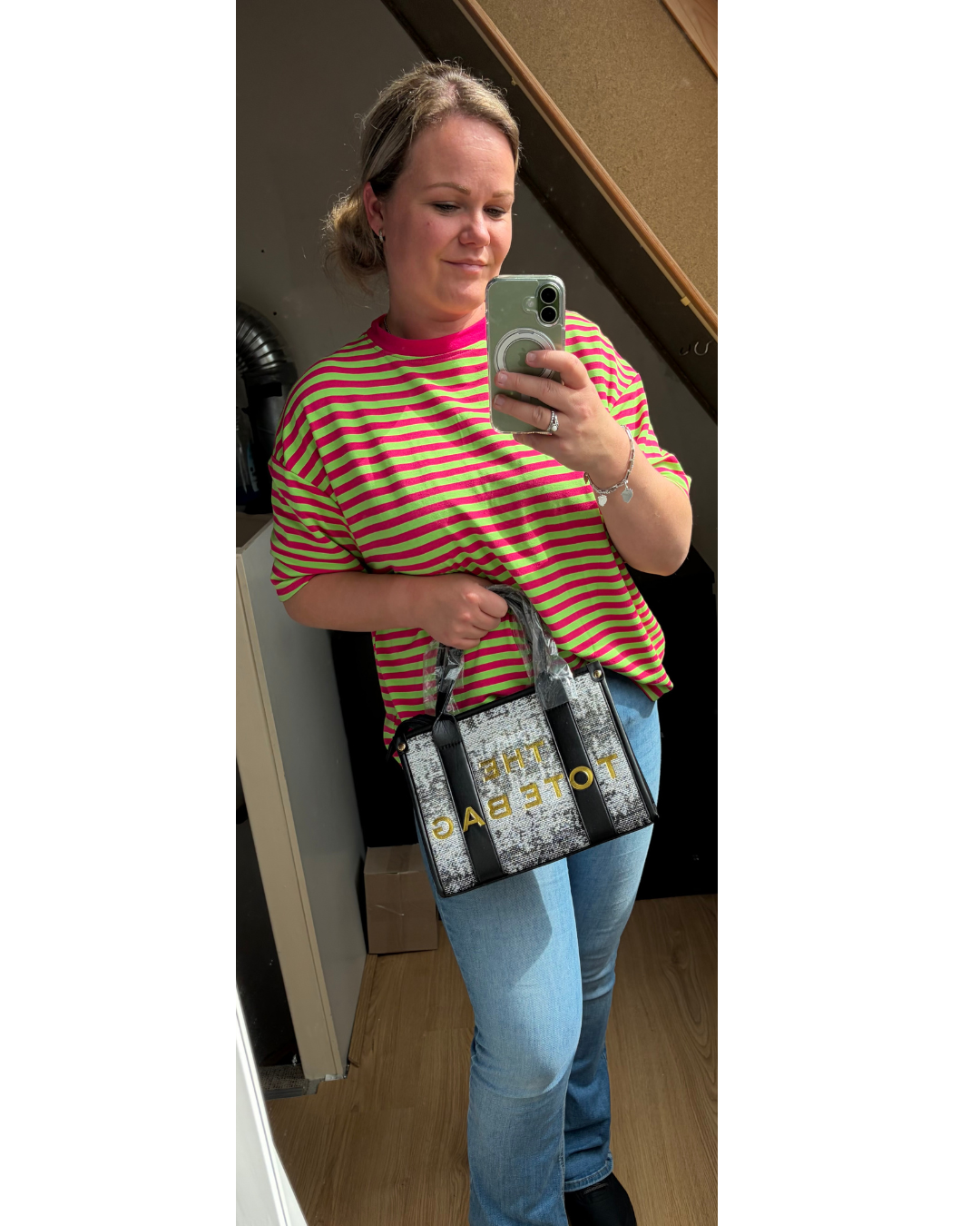 Tote bag zwart maat M