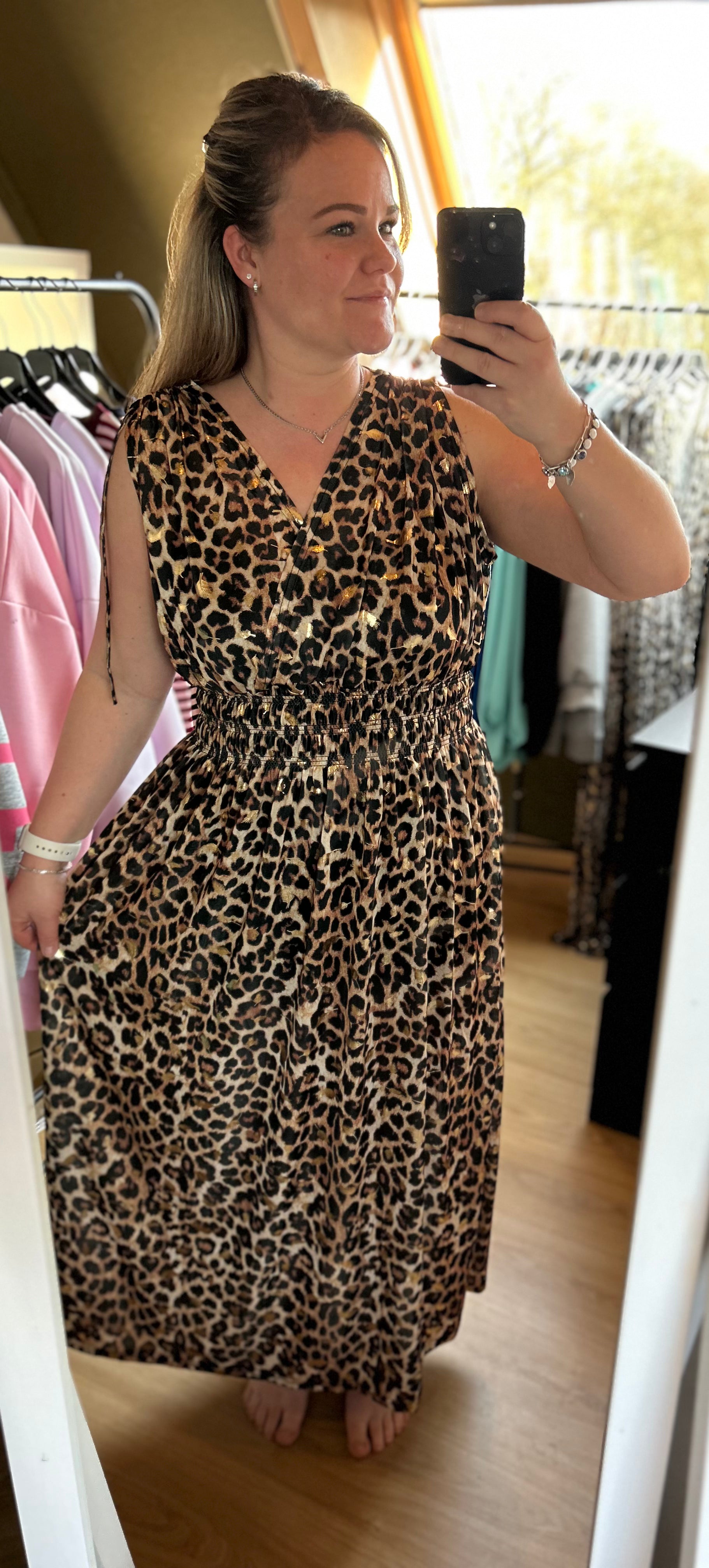 Panter Maxi Dress Bruin