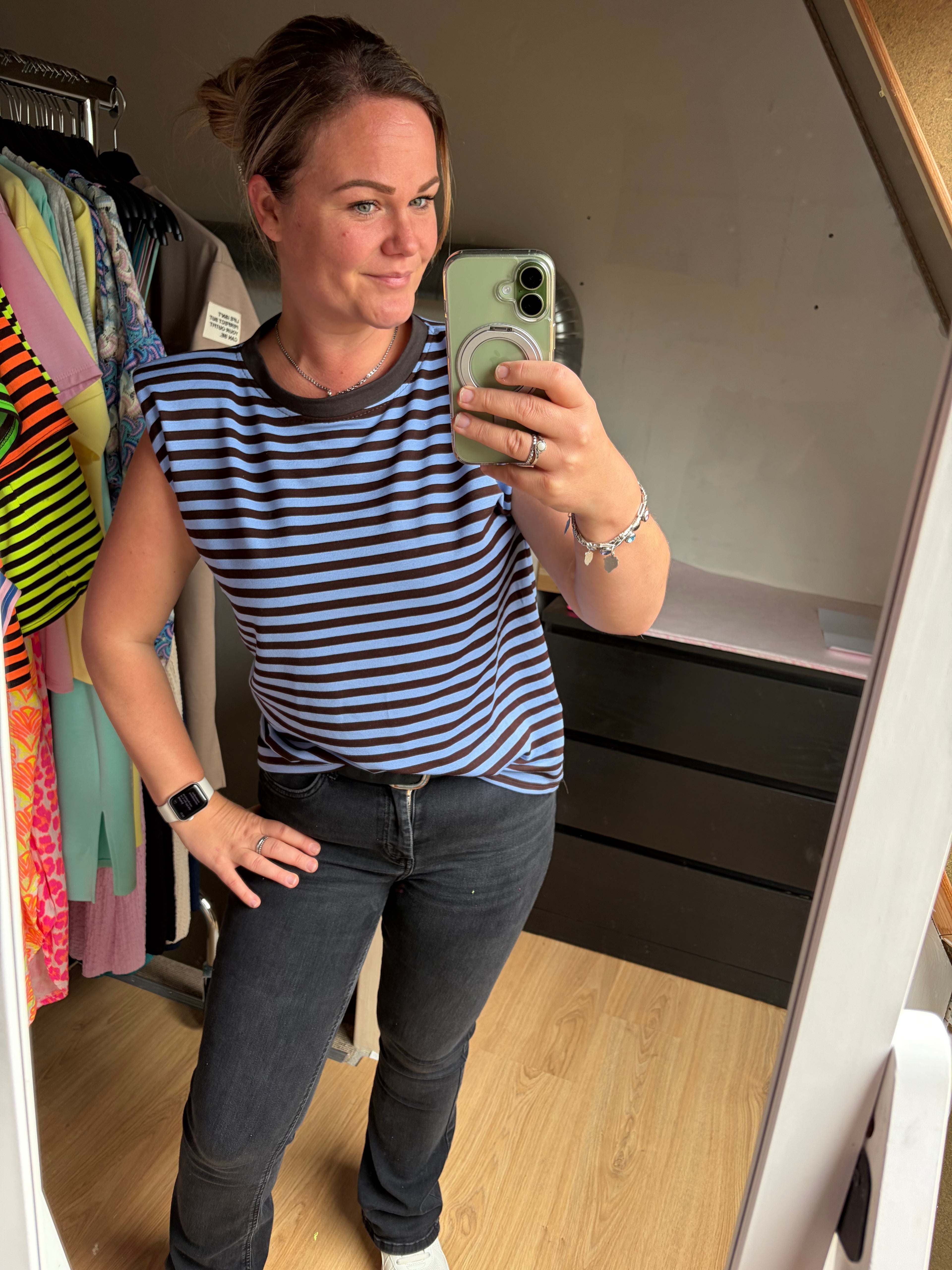 Top Liv blauw/bruin