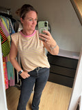 Top Liv roze/geel