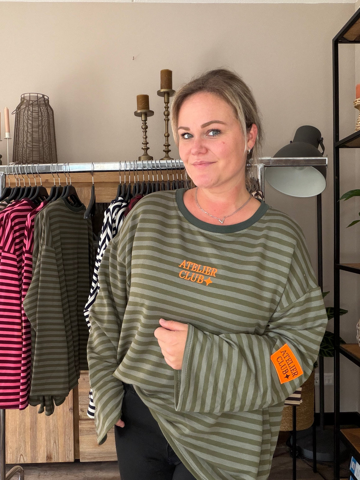 Longsleeve Atelier Club groen